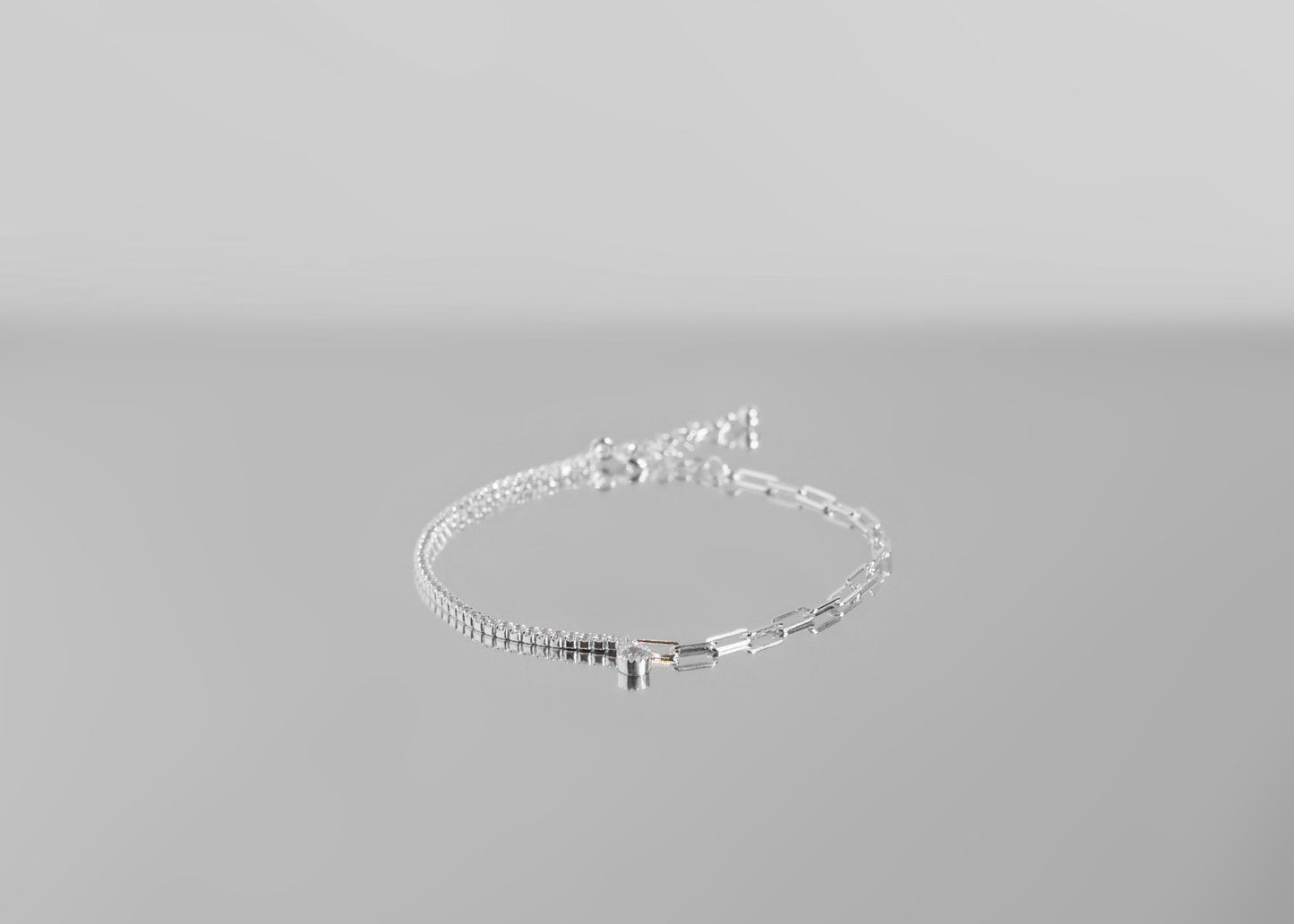 Zona Glisten Mixed Chain Bracelet