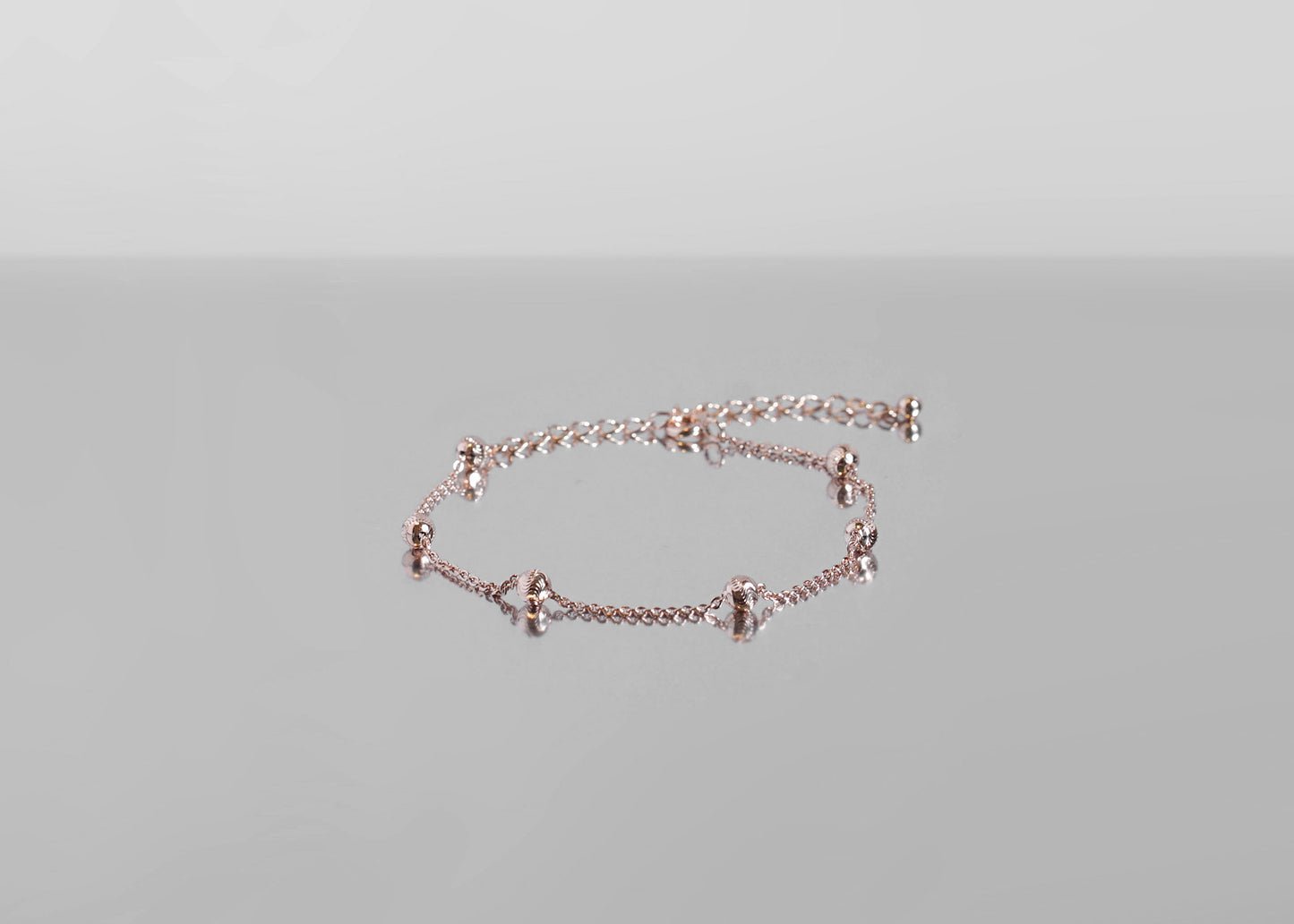Xylia Wave Textured Sphere Bracelet