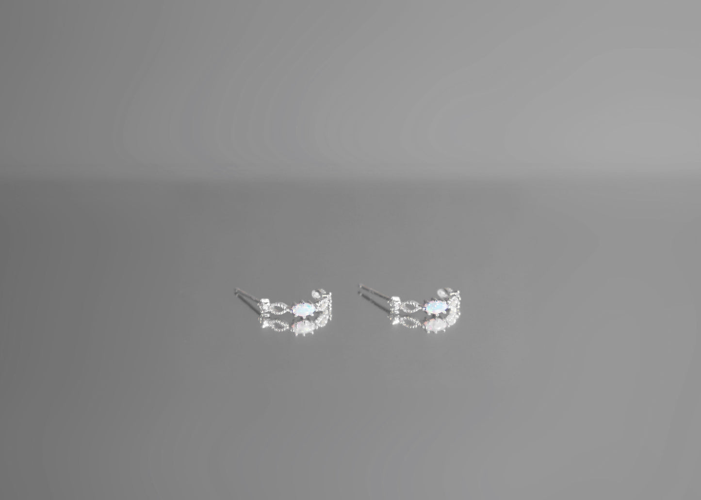 Adela Moonlight Half Hoop Earrings